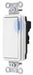 Illuminated Wall Switch 1-Pole 15A Wht