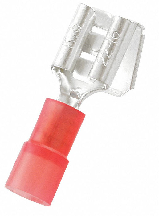 Wire Disconnect Brass Red Nylon PK50