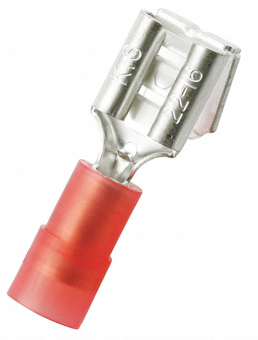 Wire Disconnect Brass Red Nylon PK50