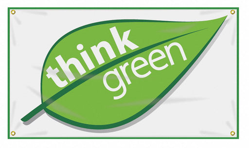 Safety Banner 28in x 48in Poly Sheeting