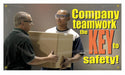 Safety Banner 28in x 48in Poly Sheeting