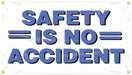 Safety Banner 28in x 48in Poly Sheeting