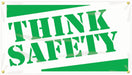 Safety Banner 28in x 48in Poly Sheeting