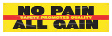 Safety Banner 28in x 96in Poly Sheeting