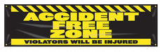 Safety Banner 28in x 96in Poly Sheeting