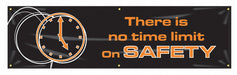 Safety Banner 28in x 96in Poly Sheeting