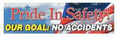 Safety Banner 28in x 96in Poly Sheeting