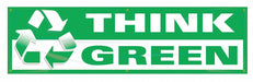 Safety Banner 28in x 96in Poly Sheeting