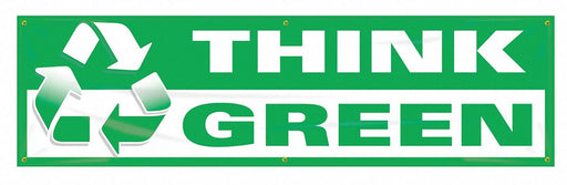 Safety Banner 28in x 96in Poly Sheeting