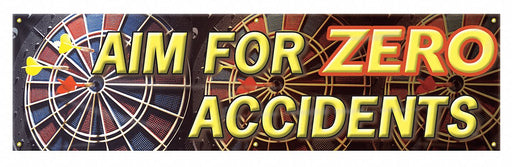 Safety Banner 28in x 96in Poly Sheeting