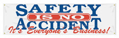 Safety Banner 28in x 96in Poly Sheeting