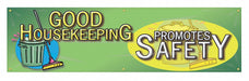 Safety Banner 28in x 96in Poly Sheeting