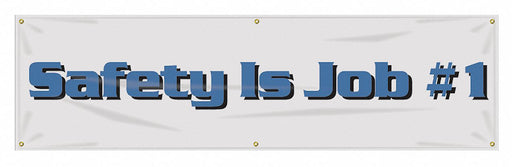Safety Banner 28in x 96in Poly Sheeting