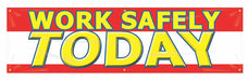 Safety Banner 28in x 96in Poly Sheeting