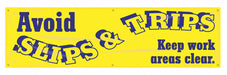 Safety Banner 28in x 96in Poly Sheeting
