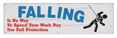 Safety Banner 28in x 96in Poly Sheeting