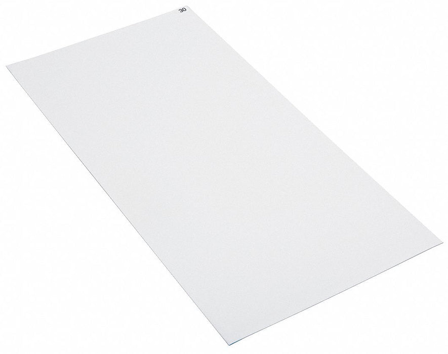 K7652 Disposable Tacky Mat Wht 36inWx60inL PK4
