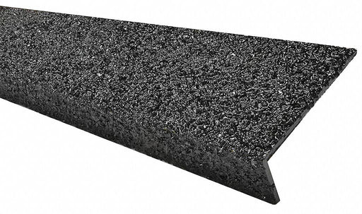 FRP Stair Nosing Black 24in W Fiberglass
