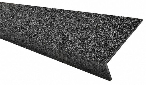 FRP Stair Nosing Black 36in W Fiberglass