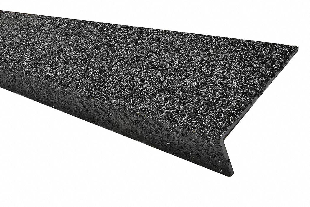 FRP Stair Nosing Black 60in W Fiberglass