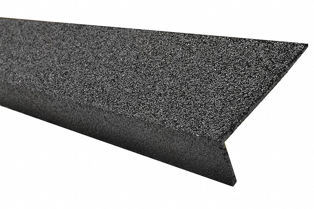 FRP Stair Nosing Black 36in W Fiberglass