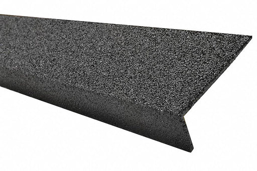 FRP Stair Nosing Black 48in W Fiberglass