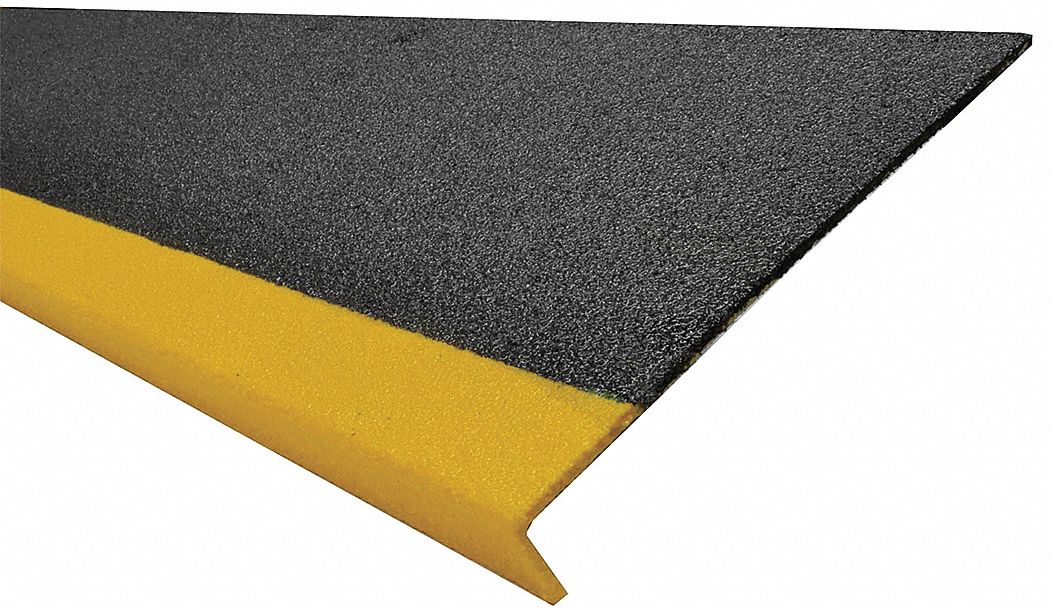 FRP Step Cover Ylw/Blk 60  Fbrglss