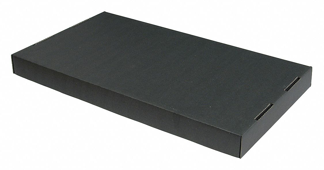 Lid 10.75 in W Cardboard Black