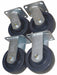 Plate Caster Rigid Swivel 5 5/8 H