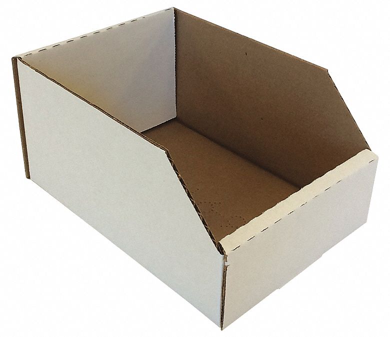 CorrugatedShelfBin 9inL 6inW Cardboard