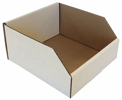 CorrugatedShelfBin 9inL 8inW Cardboard