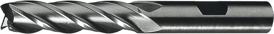 Square End Mill 0.25 in Cobalt