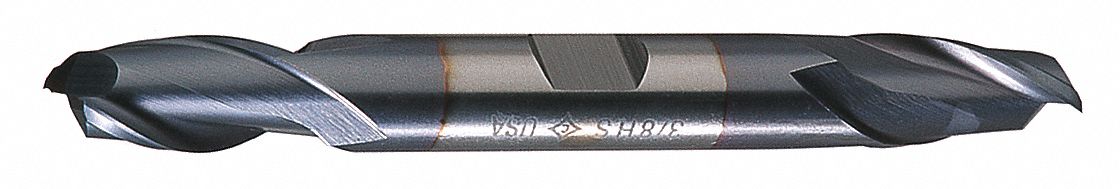 Sq. End Mill Double End HSS 1/8 