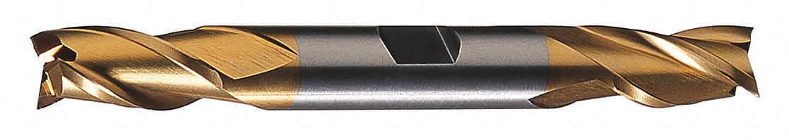 Sq. End Mill Double End HSS 1/8 