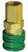 Coupler Body (F)NPT 1/4 Brass