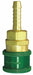Coupler Body Hose Barb 1/4 Brass