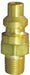 Coupler Plug (M)NPT 1/4 Brass