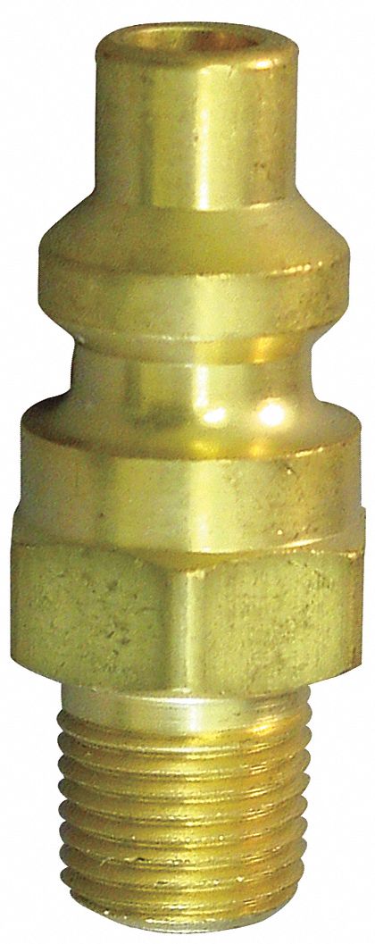 Coupler Plug (M)NPT 1/4 Brass