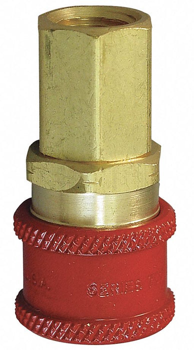 Coupler Body (F)NPT 1/4 Brass