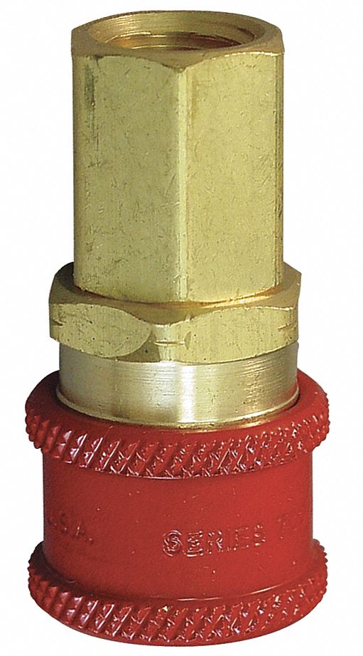 Coupler Body (F)NPT 1/4 Brass