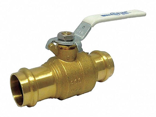 Manual 2-Way Ball Valve Press Brass