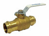 Manual 2-Way Ball Valve Press Brass
