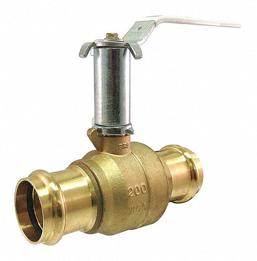 Manual 2-Way Ball Valve Press Brass