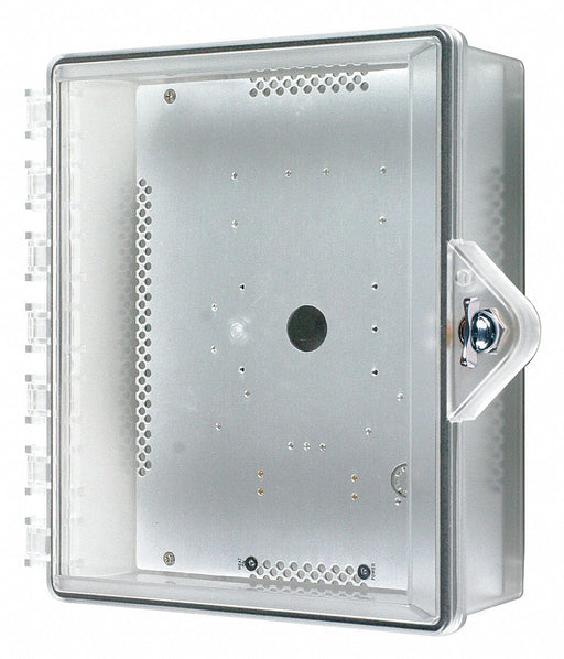 Enclosure Clear Polycarbonate Thumb Lock