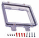 C Style Backbox Kit Polycarbonate Clear
