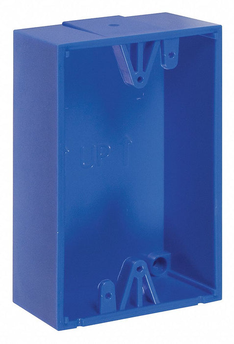 Back Box Polycarbonate Blue