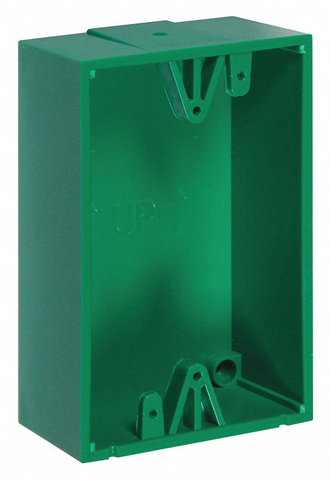 Back Box Polycarbonate Green