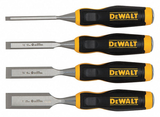 Chisel Set 4 Pieces 1 3/4 1/2 1/4 In.