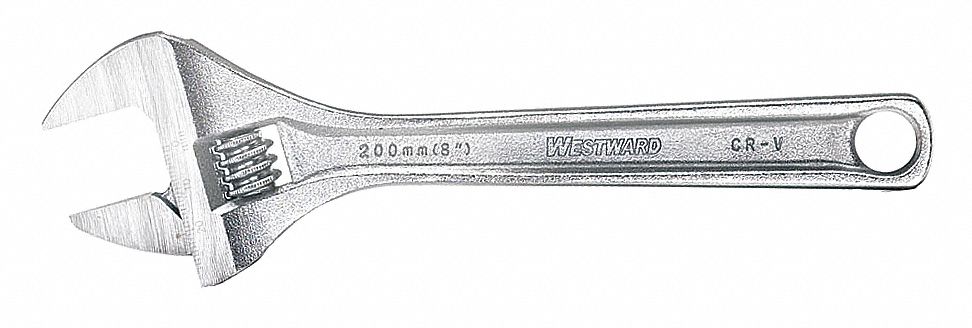 Adj. Wrench CV Steel Chrome 4 