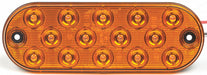 Stop/Turn/Tail Light Oval Amber 6-1/2 L